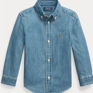 Ralph Lauren cotton denim shirt 3T great condition